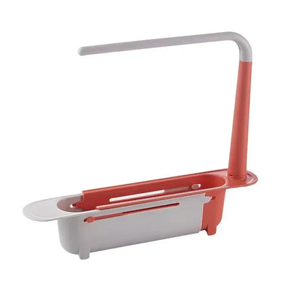 Kitchen Sink Drain Basket | Corner Strainer & Sponge Holder