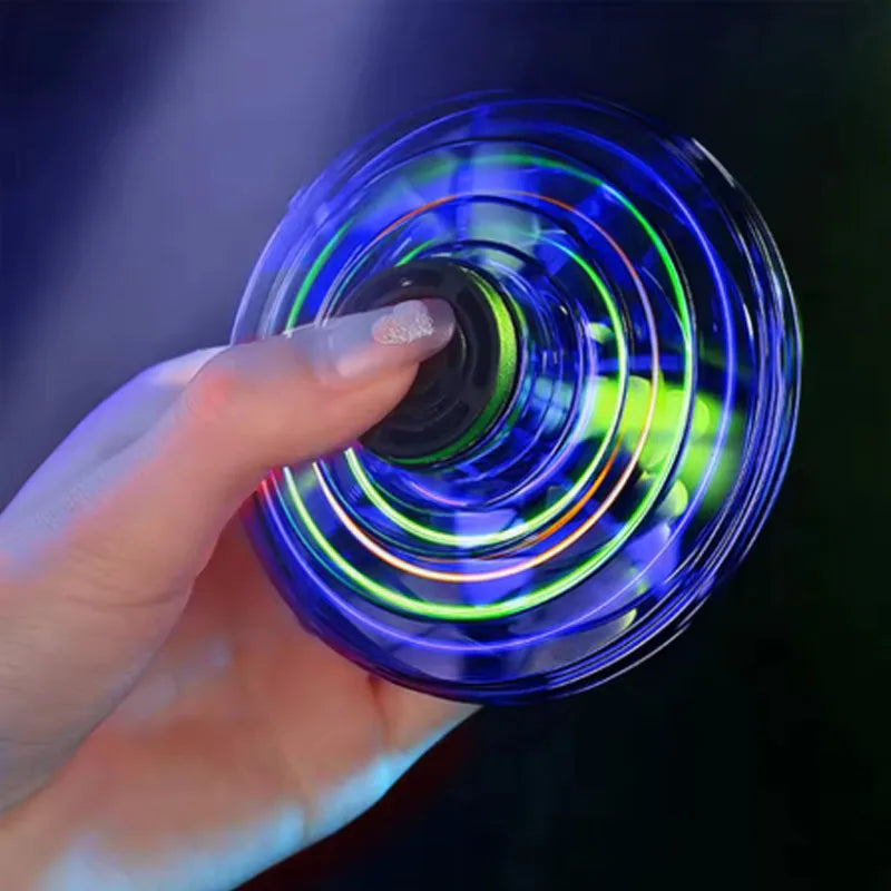 LED Flying Spinner Toy | Rechargeable Boomerang Hover Ball with Lights