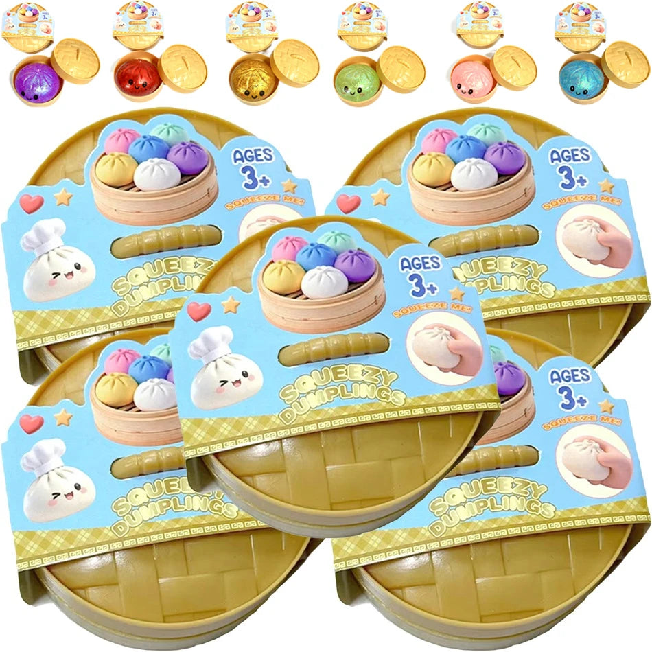 Dumpling Squishy Toy | Slow Rising Stress Relief Fidget Toy