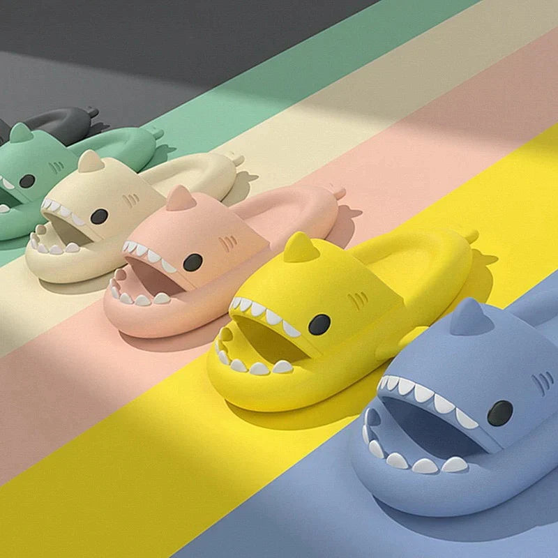 Shark Slides | Soft Cushioned EVA Slippers