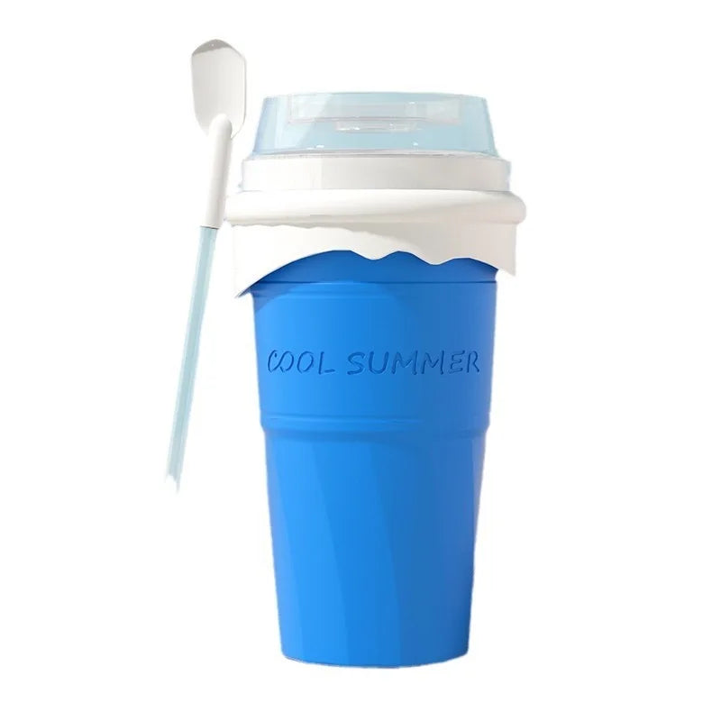 Instant Slushy Maker Cup | Quick Freeze Smoothie & Milkshake Cup with Spoon