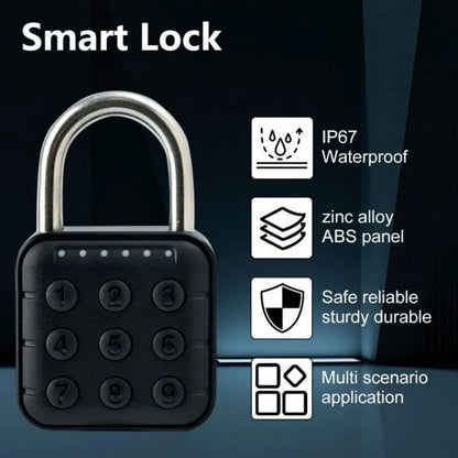 Smart Fingerprint Padlock | Bluetooth Biometric Waterproof Security Lock