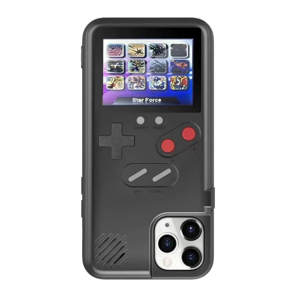 Retro Playable Game Console Case for iPhone 16, 15, 14, 13, 12 Pro Max