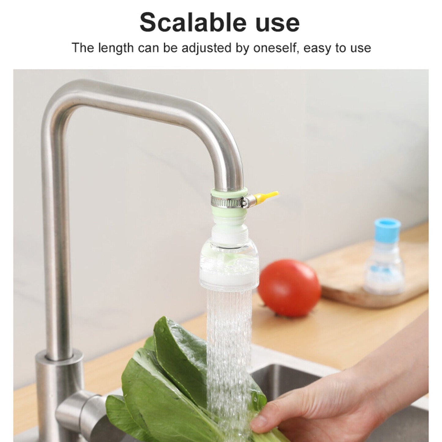 360° Kitchen Faucet Sprayer | Flexible Sink Tap Attachment