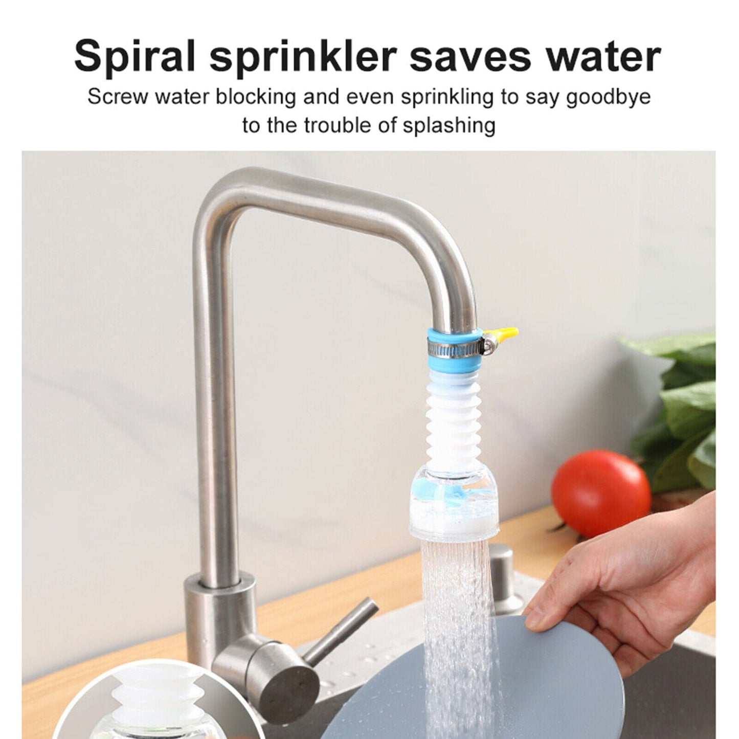 360° Kitchen Faucet Sprayer | Flexible Sink Tap Attachment