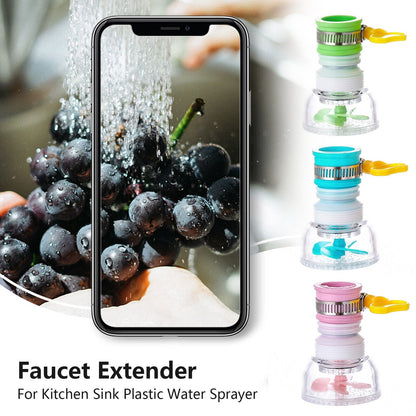 360° Kitchen Faucet Sprayer | Flexible Sink Tap Attachment